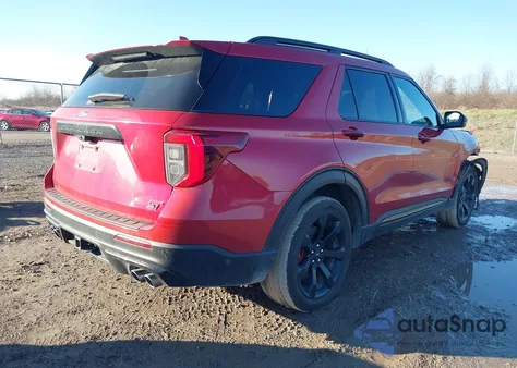 2020 Ford Explorer St из США, поврежденный, VIN 1FM5K8GC8LGC72804